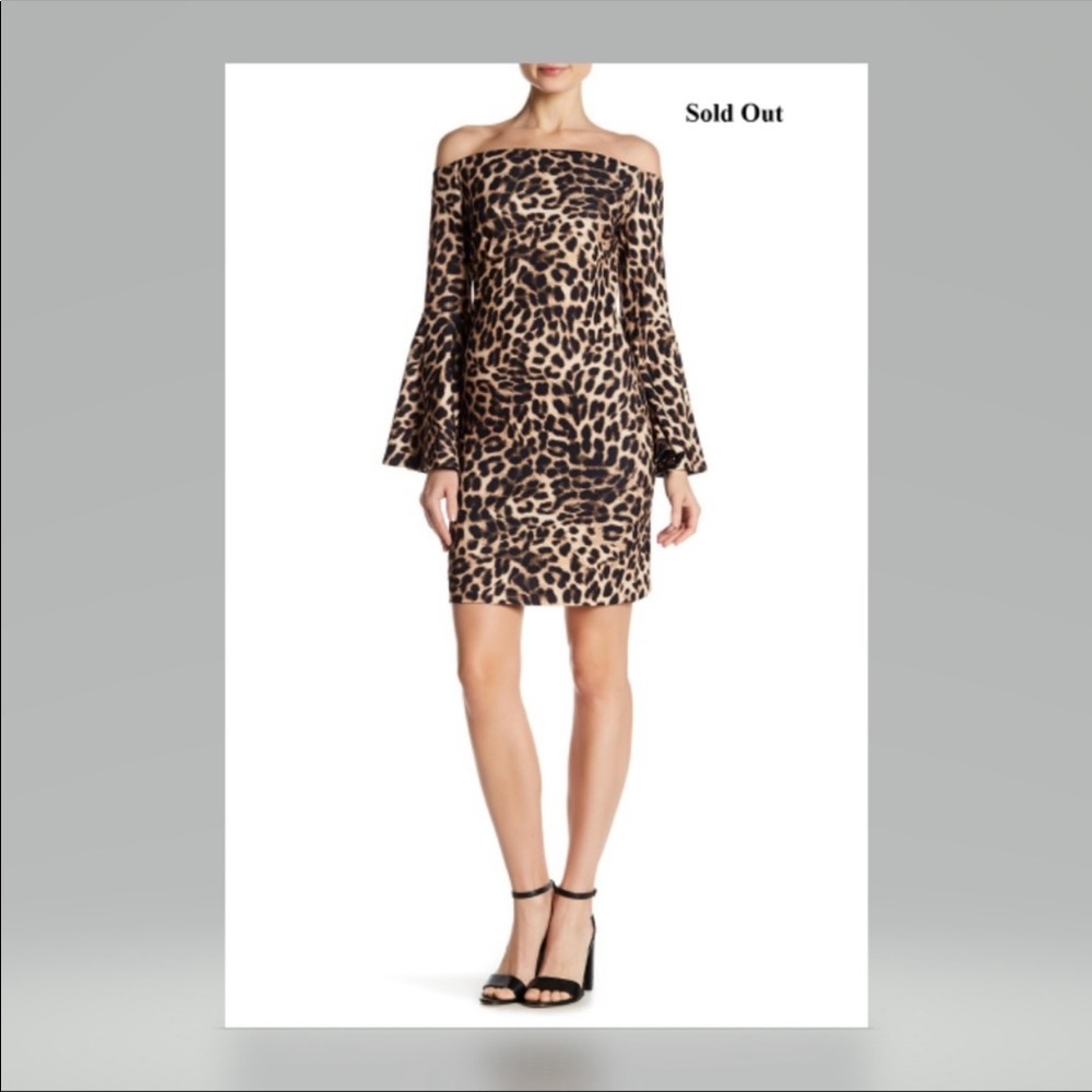 COPY - VINCE CAMUTO ~ ANIMAL PRINT OFF SHOULDER D…
